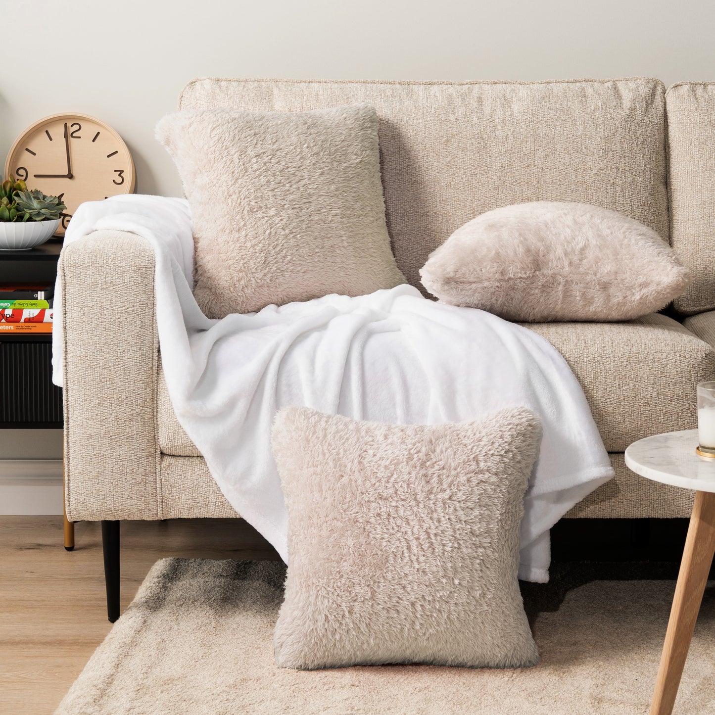 Sherpa Fleece Pillow Cover - Set of 2