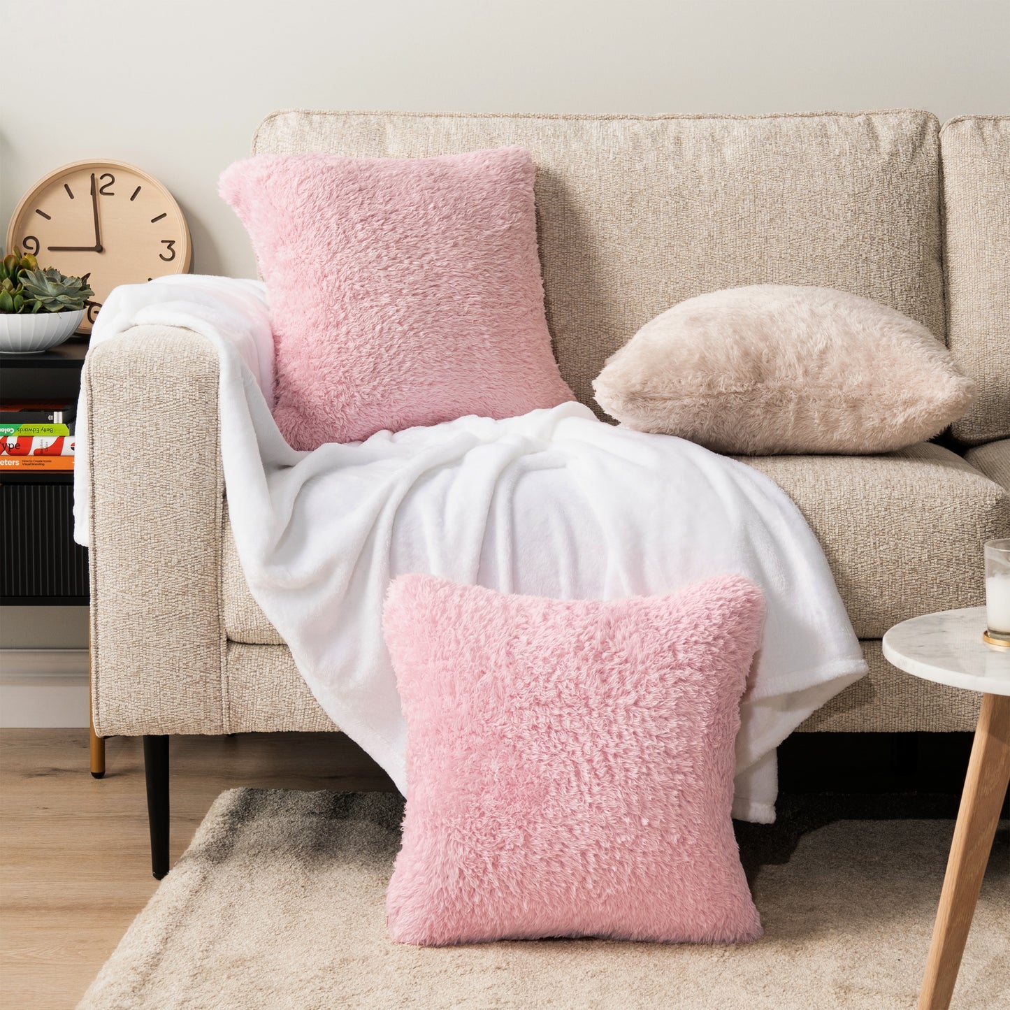 Sherpa Fleece Pillow Cover - Set of 2