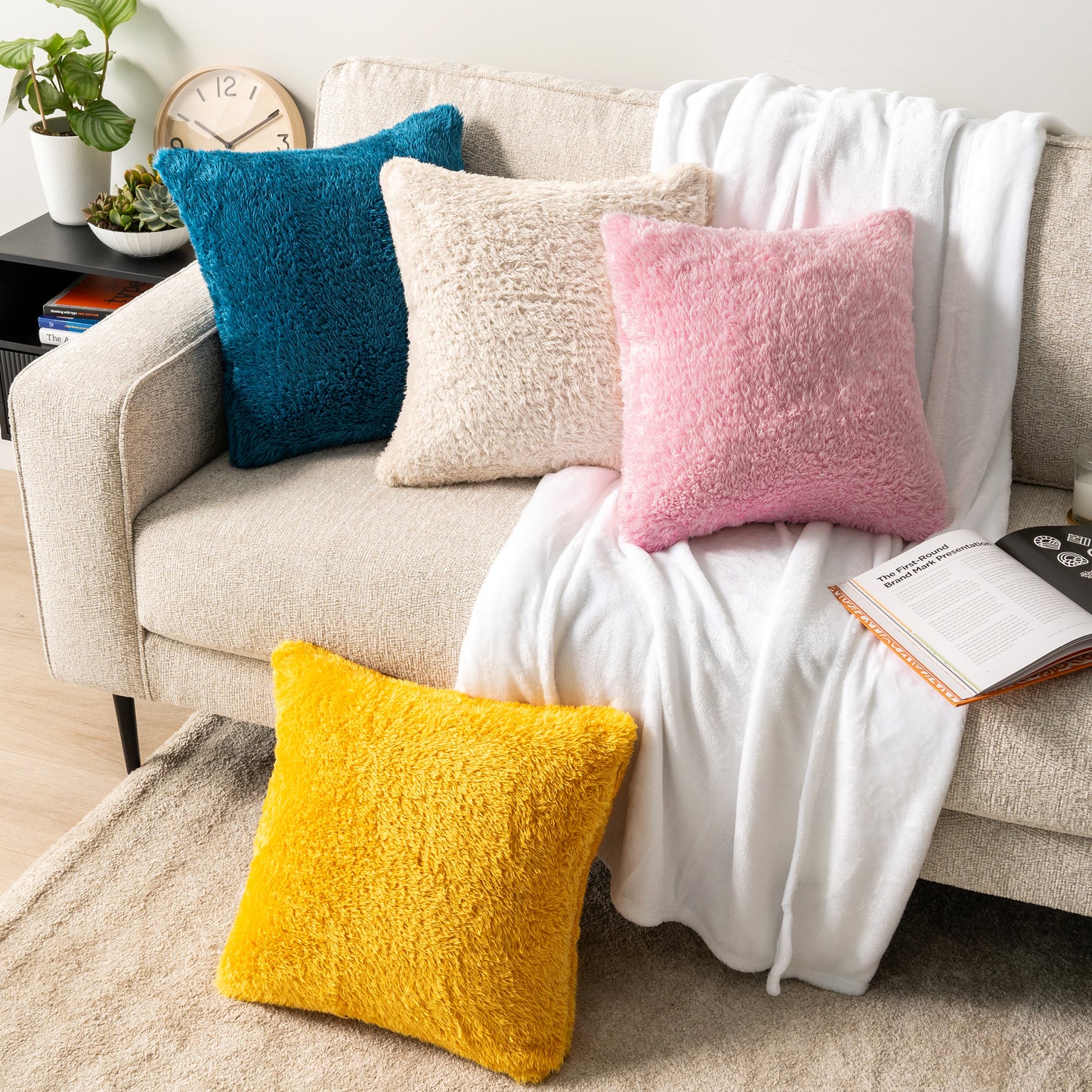 Sherpa Fleece Pillow Cover - Set of 2