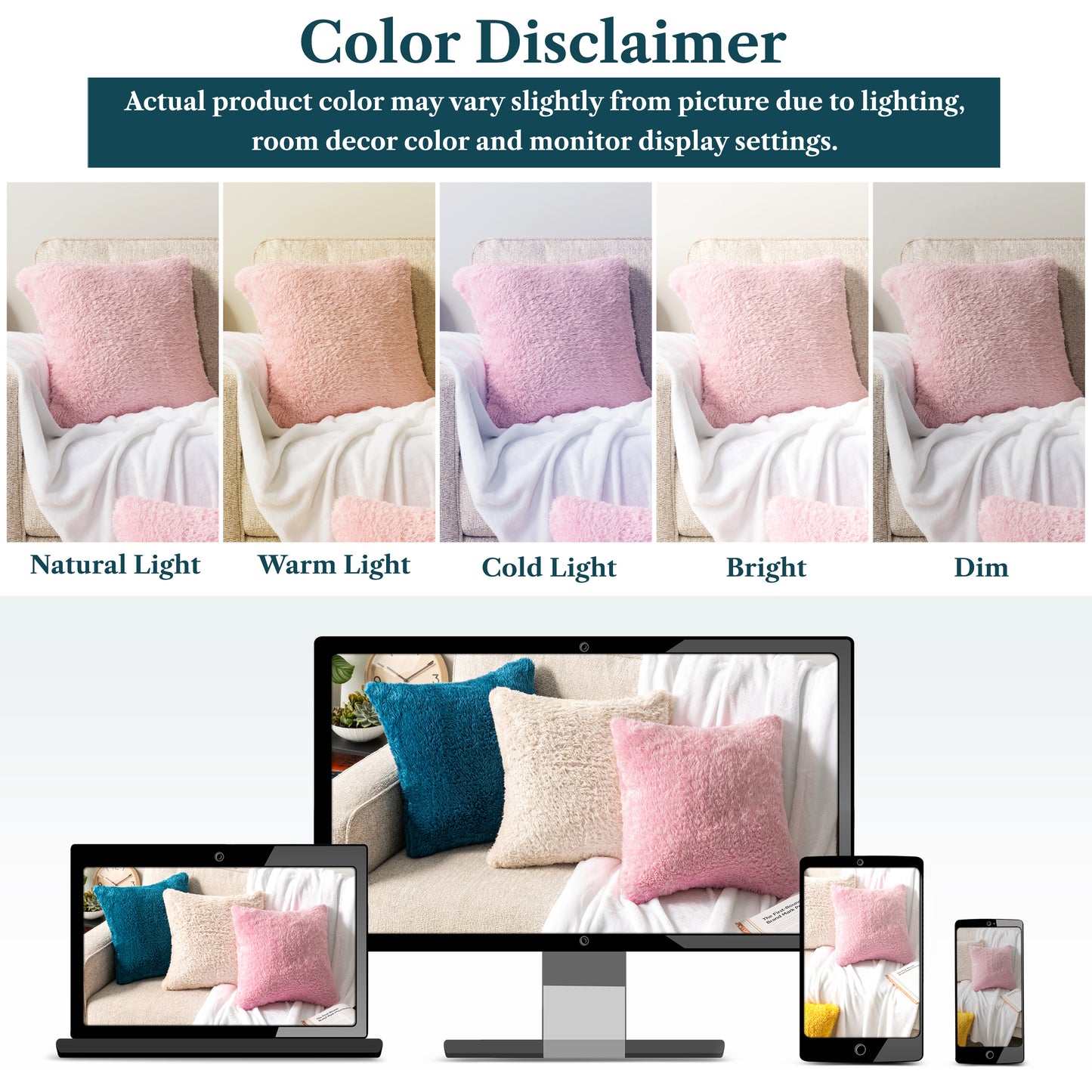 Sherpa Fleece Pillow Cover - Set of 2