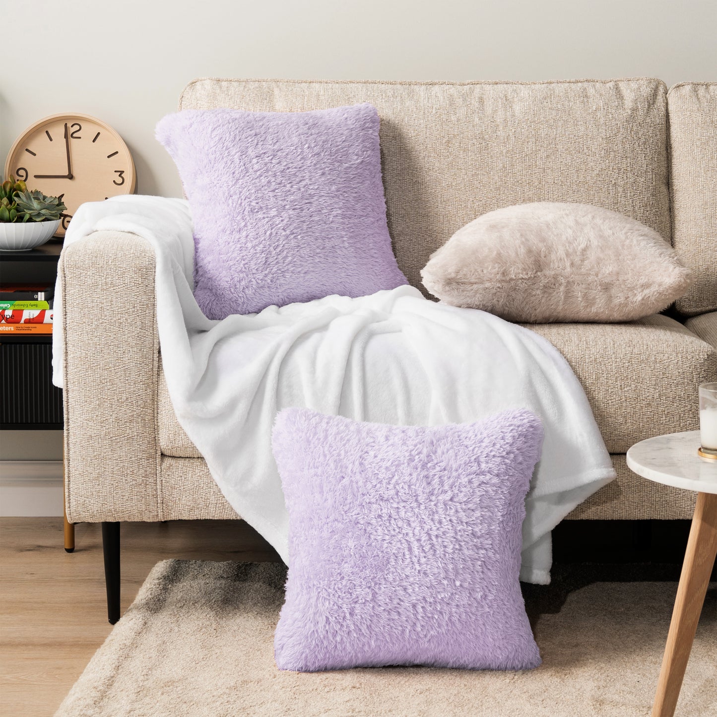 Sherpa Fleece Pillow Cover - Set of 2
