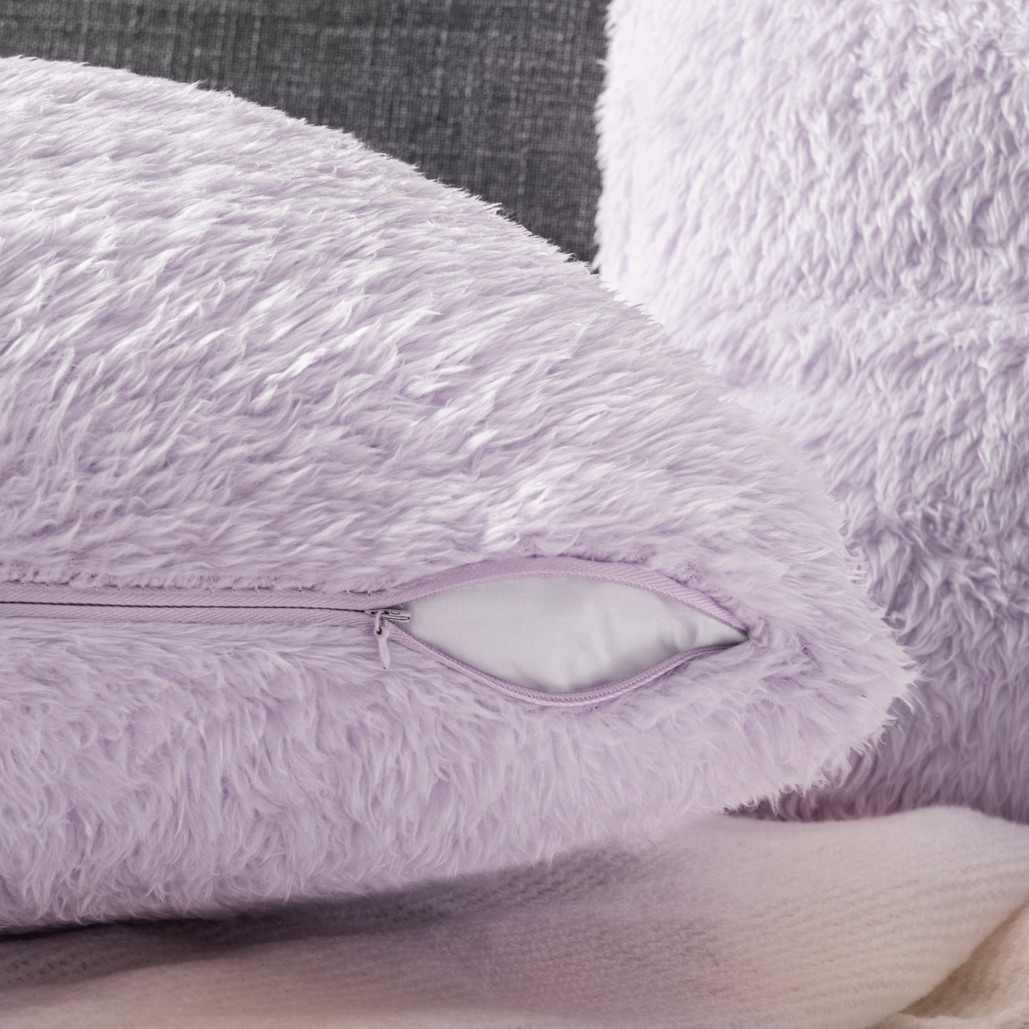 Sherpa Fleece Pillow Cover - Set of 2