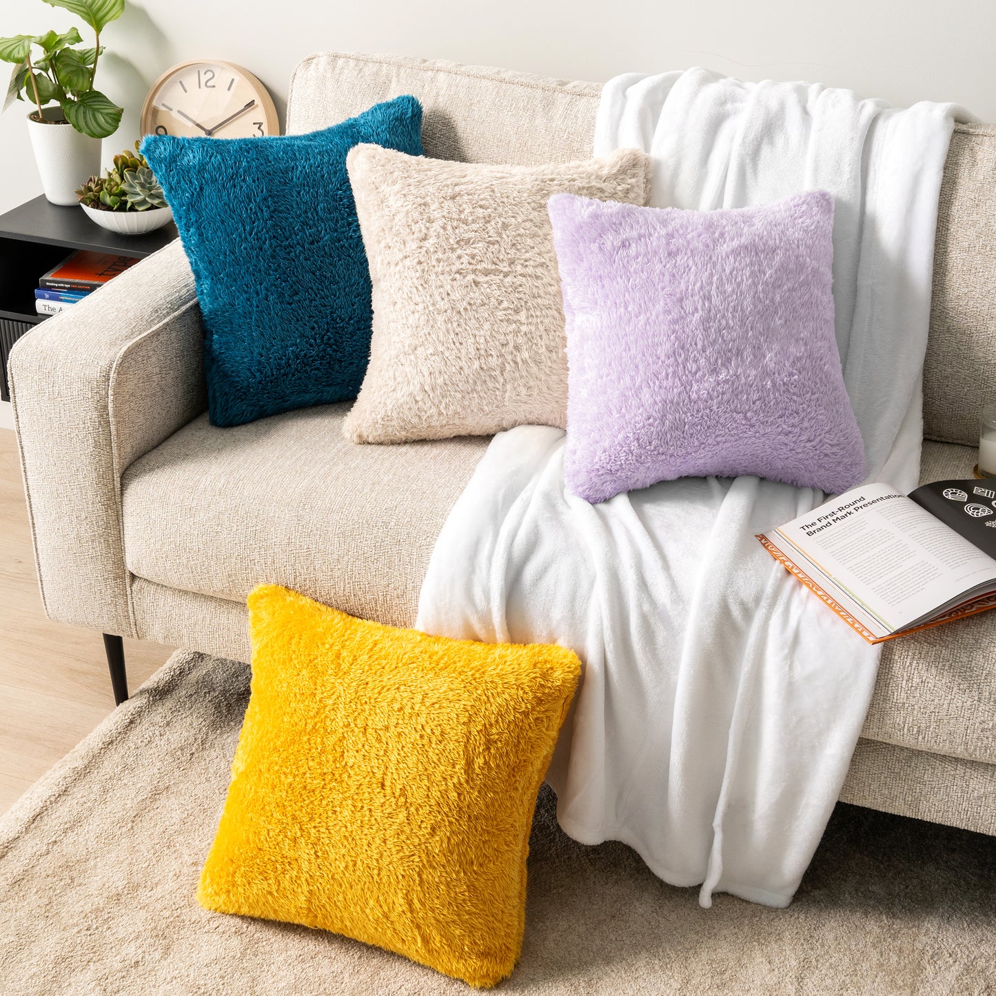 Sherpa Fleece Pillow Cover - Set of 2