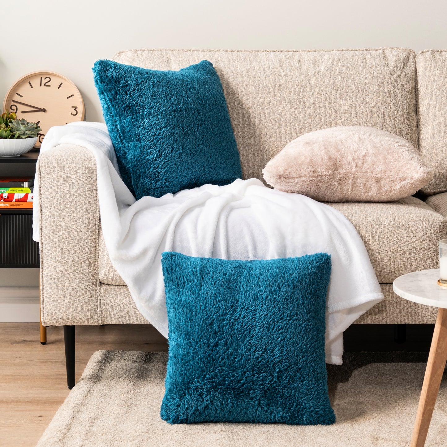 Sherpa Fleece Pillow Cover - Set of 2