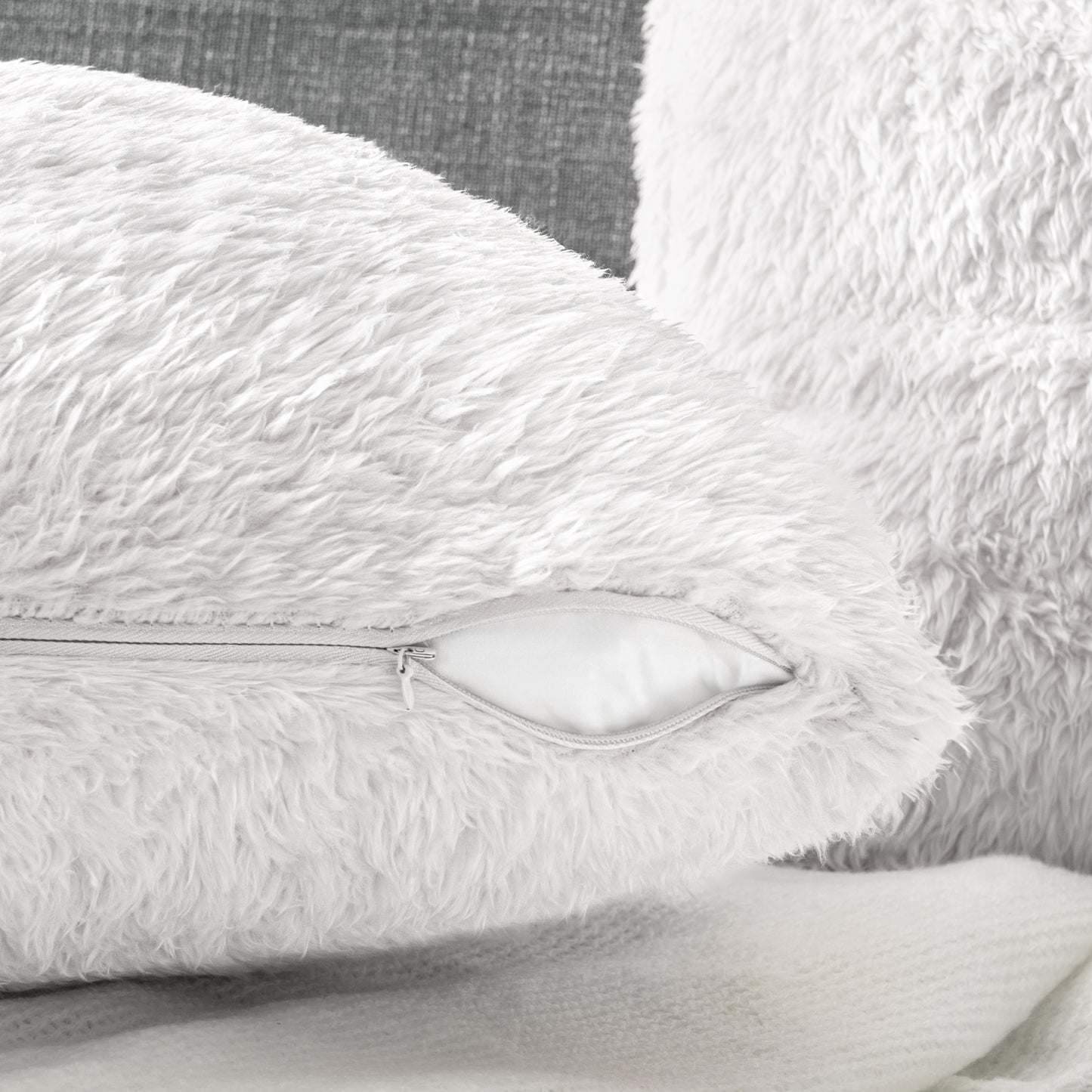 Sherpa Fleece Pillow Cover - Set of 2