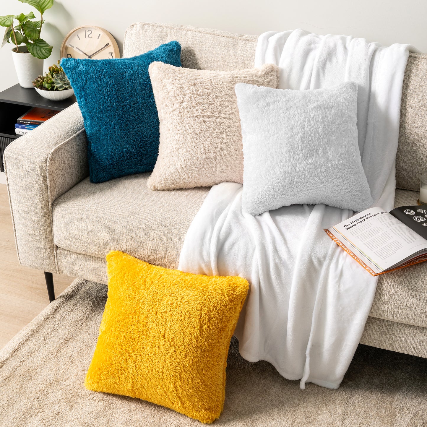 Sherpa Fleece Pillow Cover - Set of 2