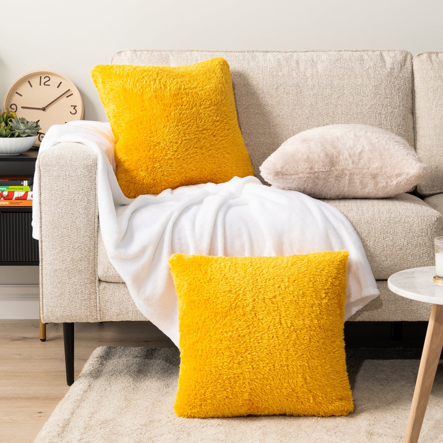 Sherpa Fleece Pillow Cover - Set of 2