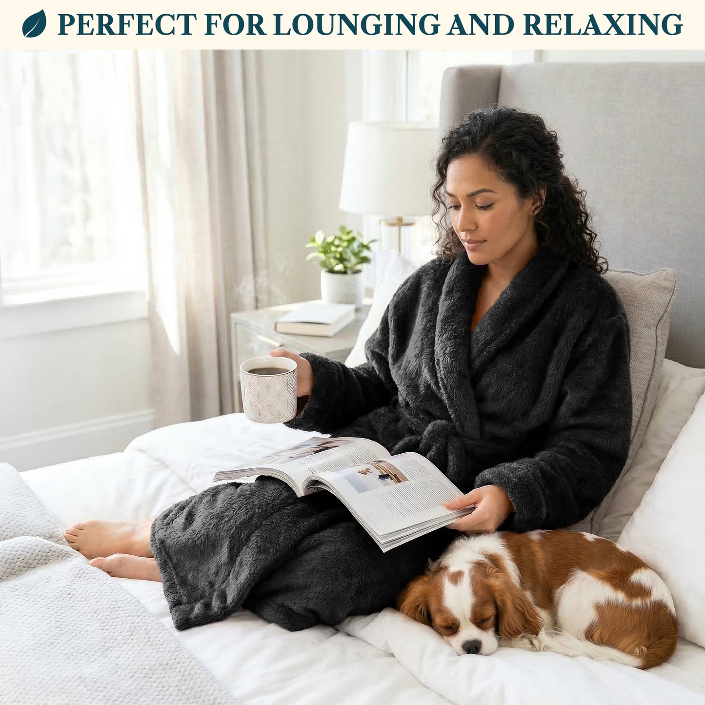 Women's Sherpa Fluffy Robe