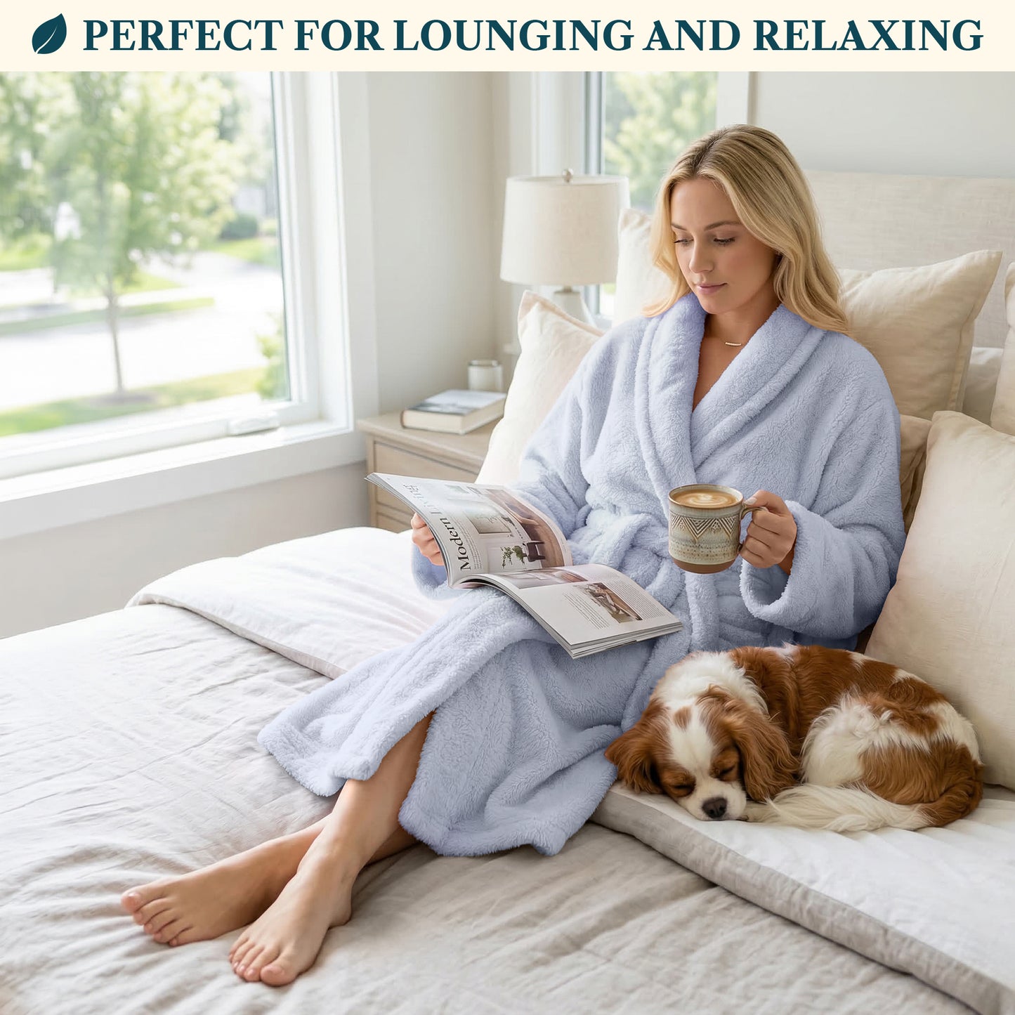 Women's Sherpa Fluffy Robe