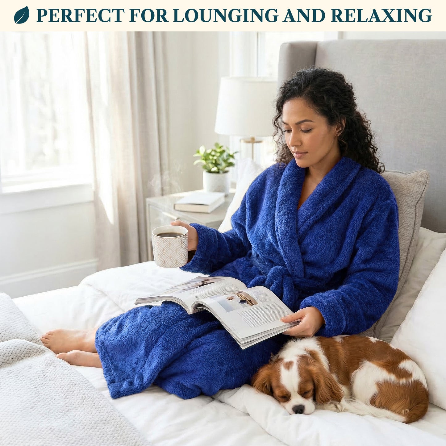 Women's Sherpa Fluffy Robe