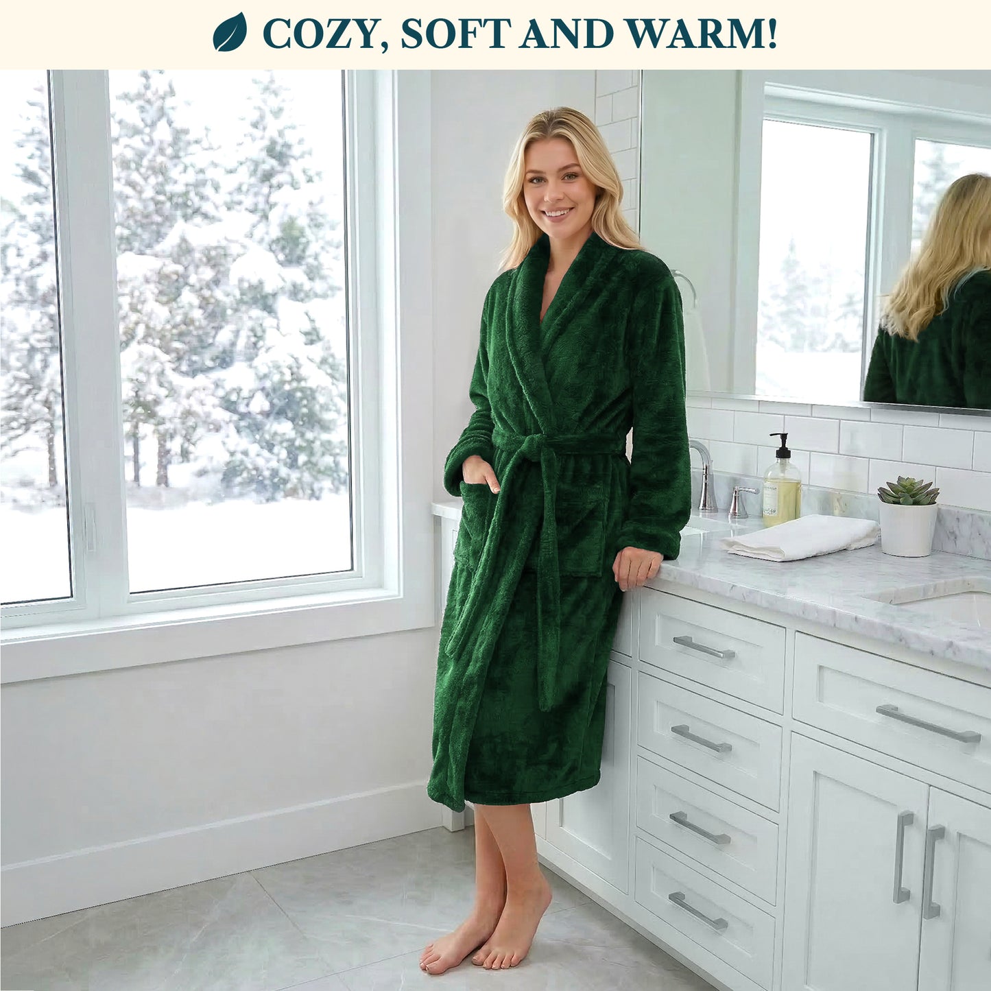 Women's Sherpa Fluffy Robe