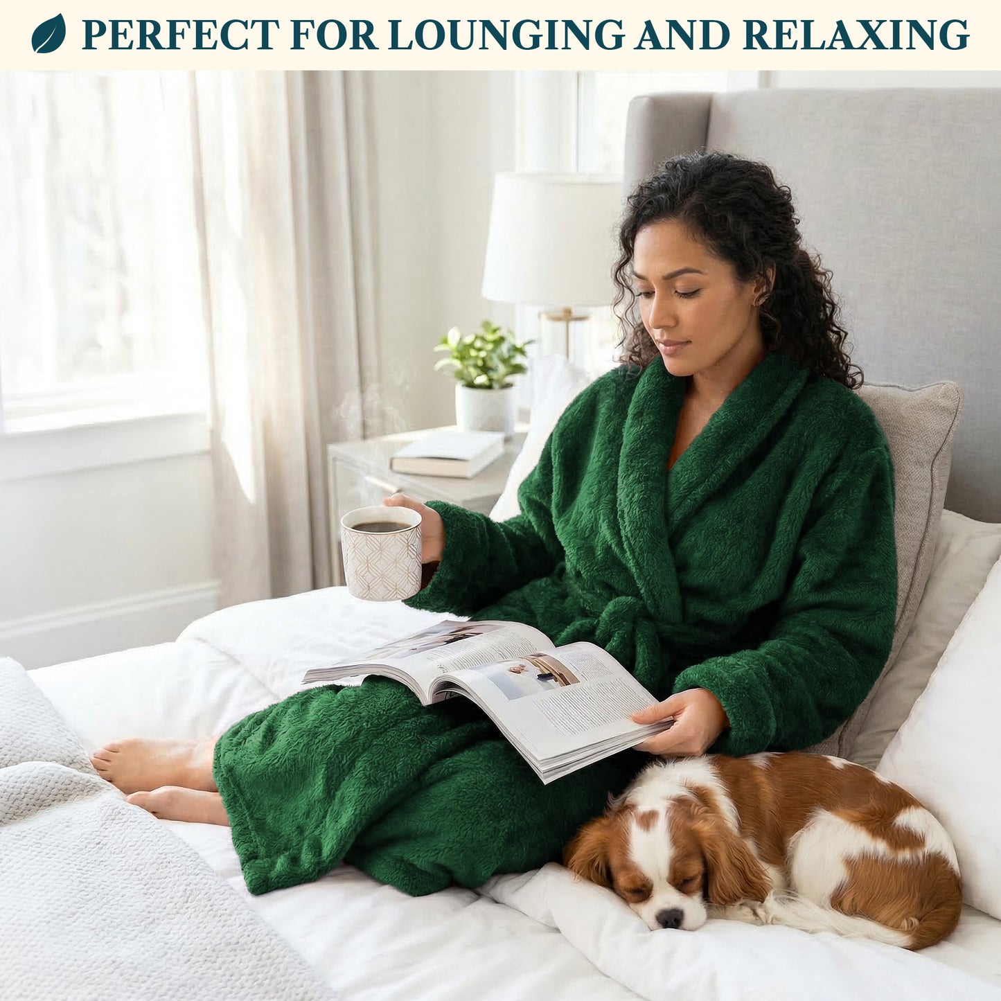 Women's Sherpa Fluffy Robe