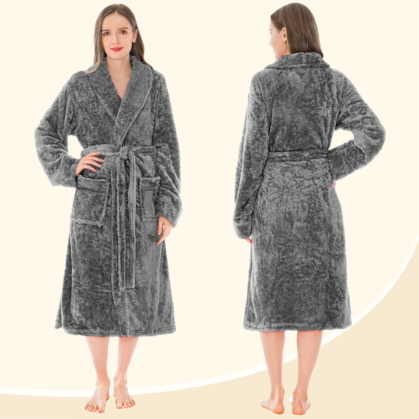 Women's Sherpa Fluffy Robe