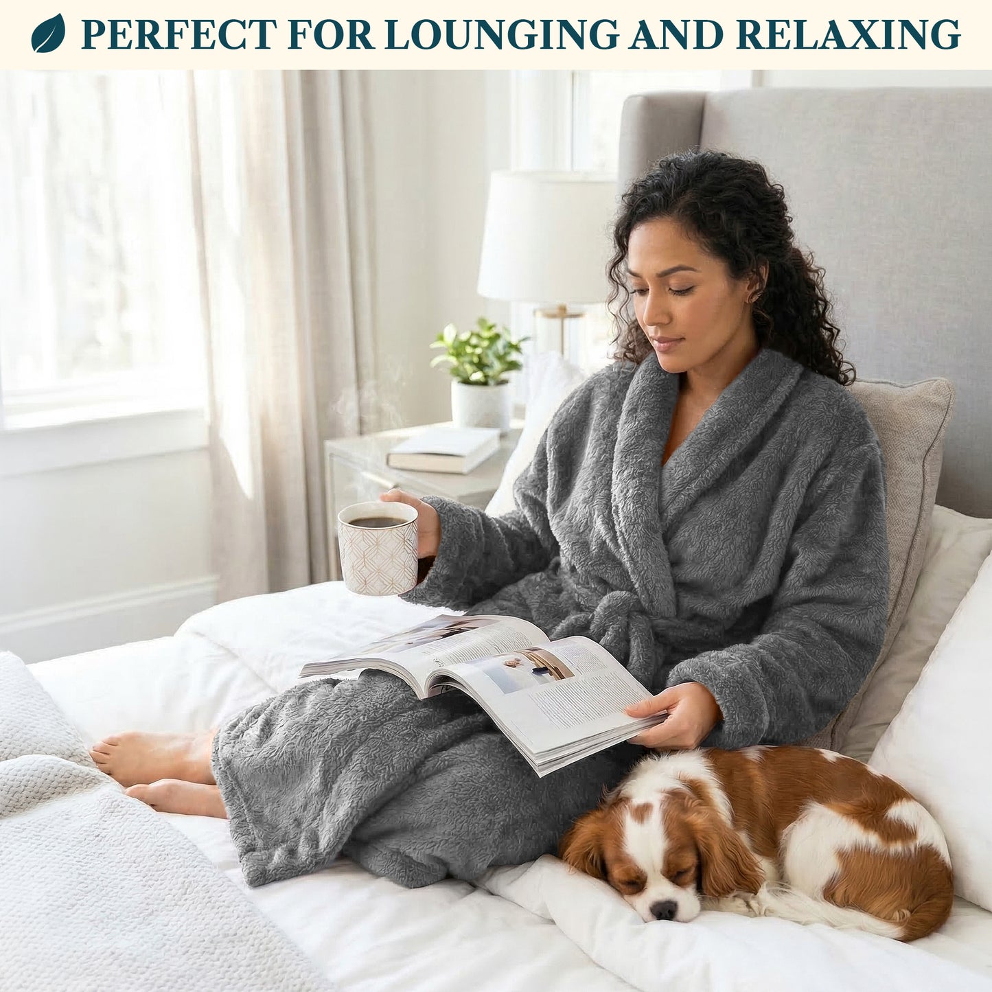 Women's Sherpa Fluffy Robe