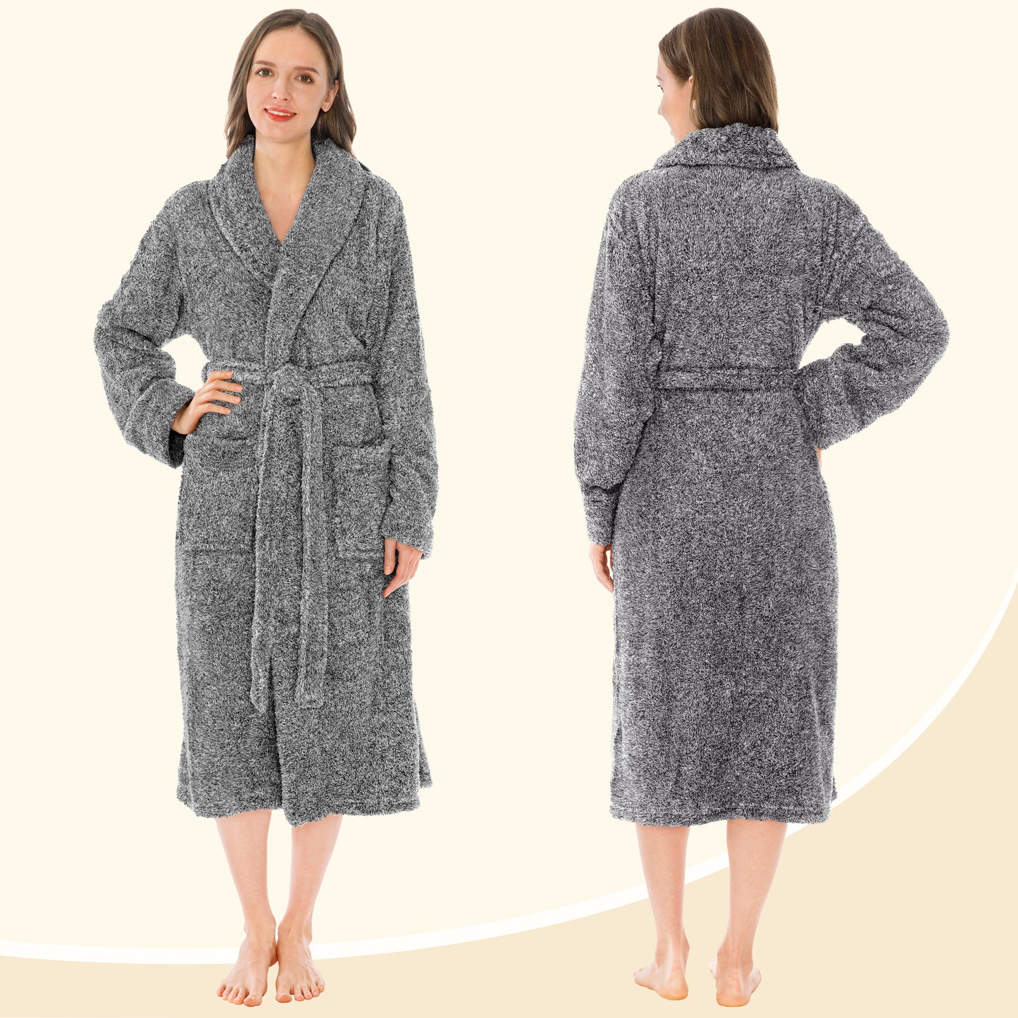 Women's Sherpa Fluffy Robe