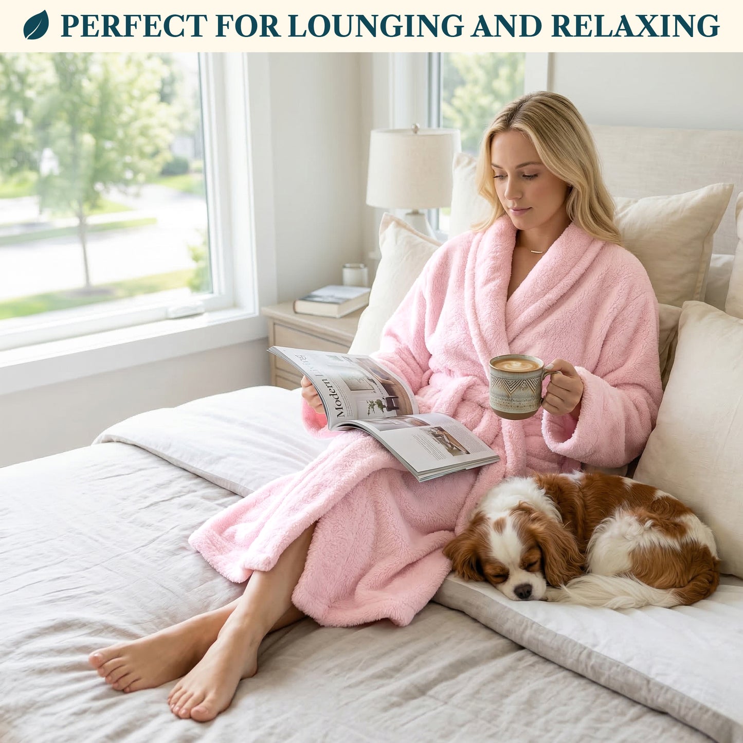 Women's Sherpa Fluffy Robe