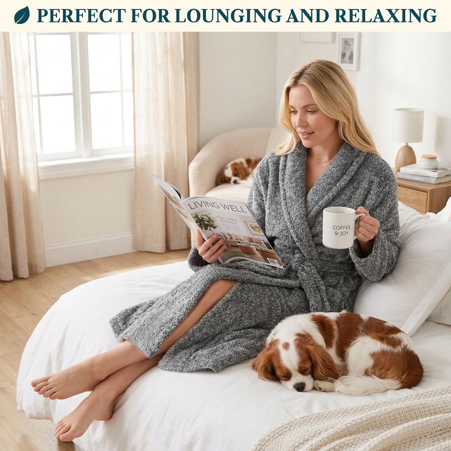 Women's Sherpa Fluffy Robe