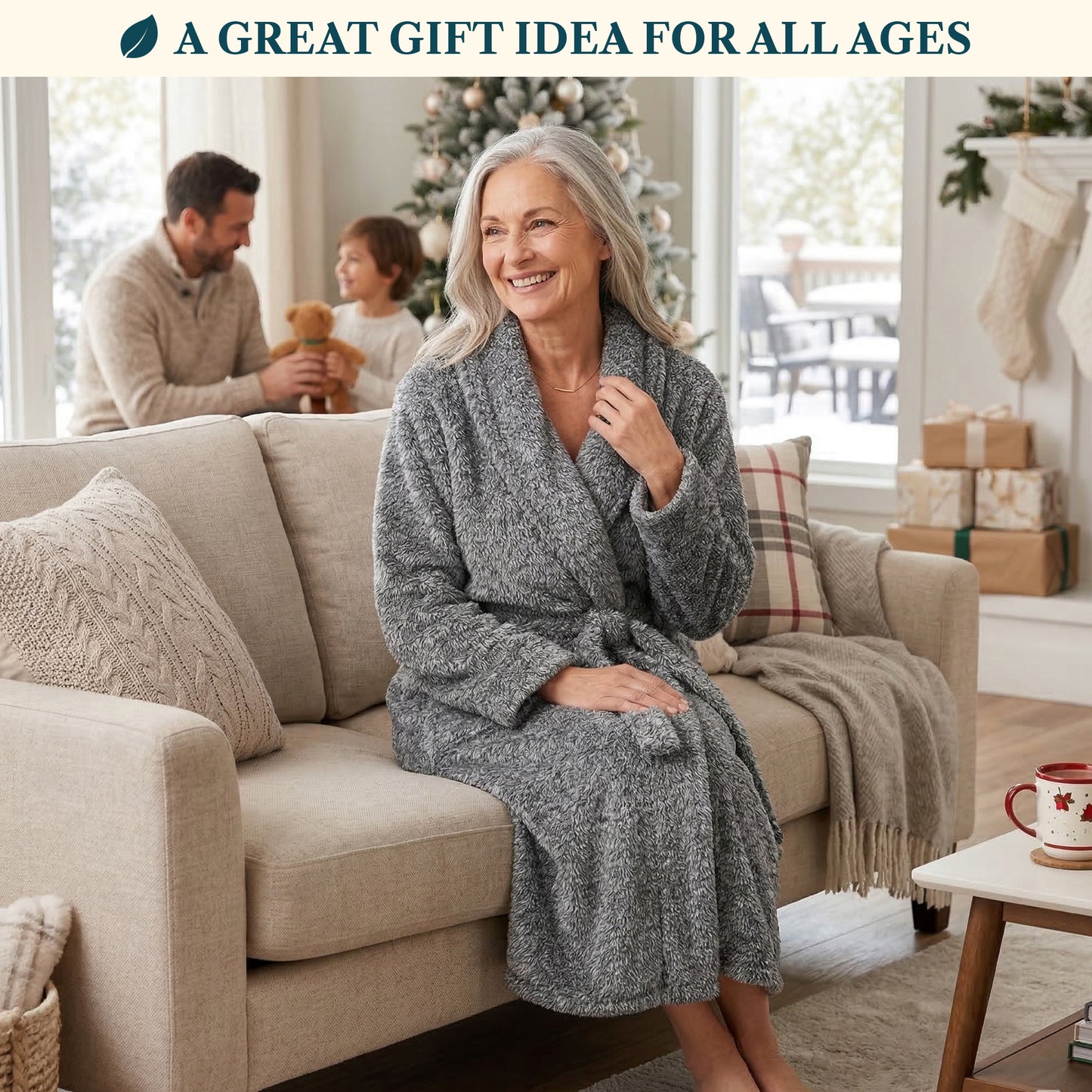 Women's Sherpa Fluffy Robe