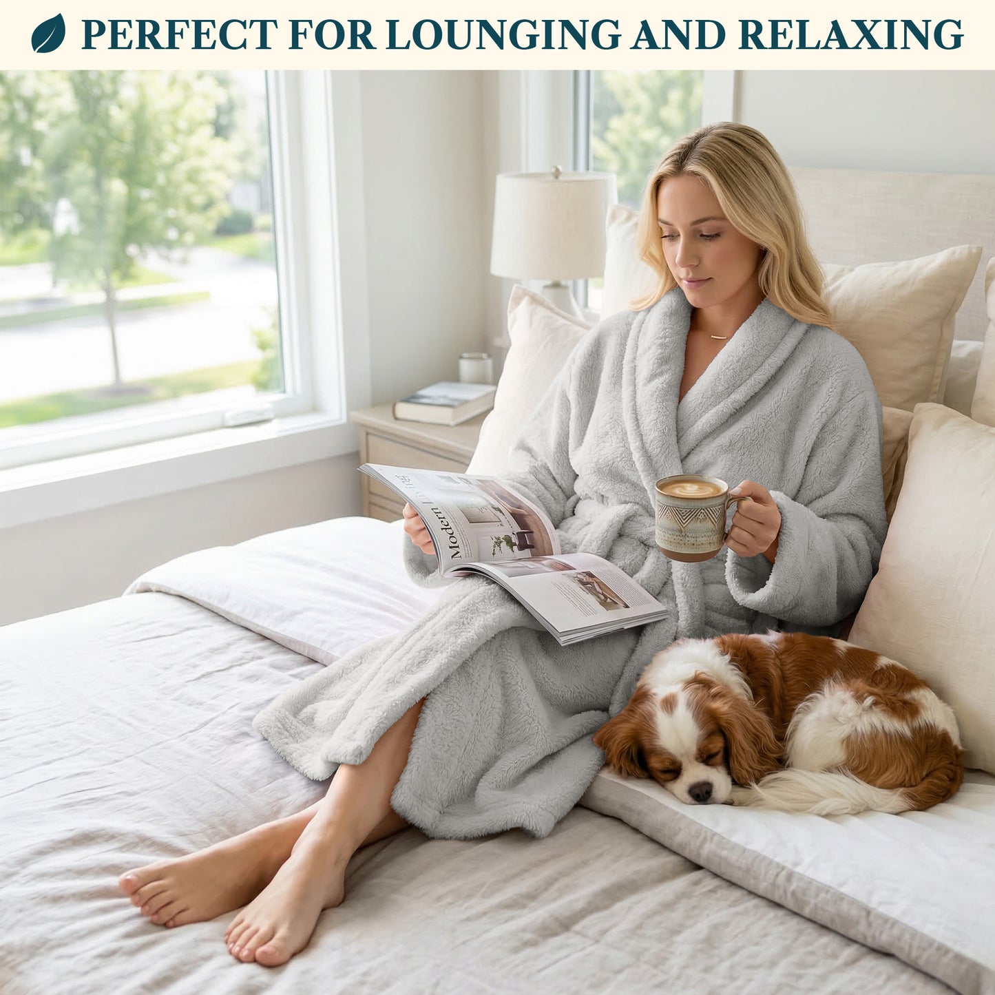 Women's Sherpa Fluffy Robe