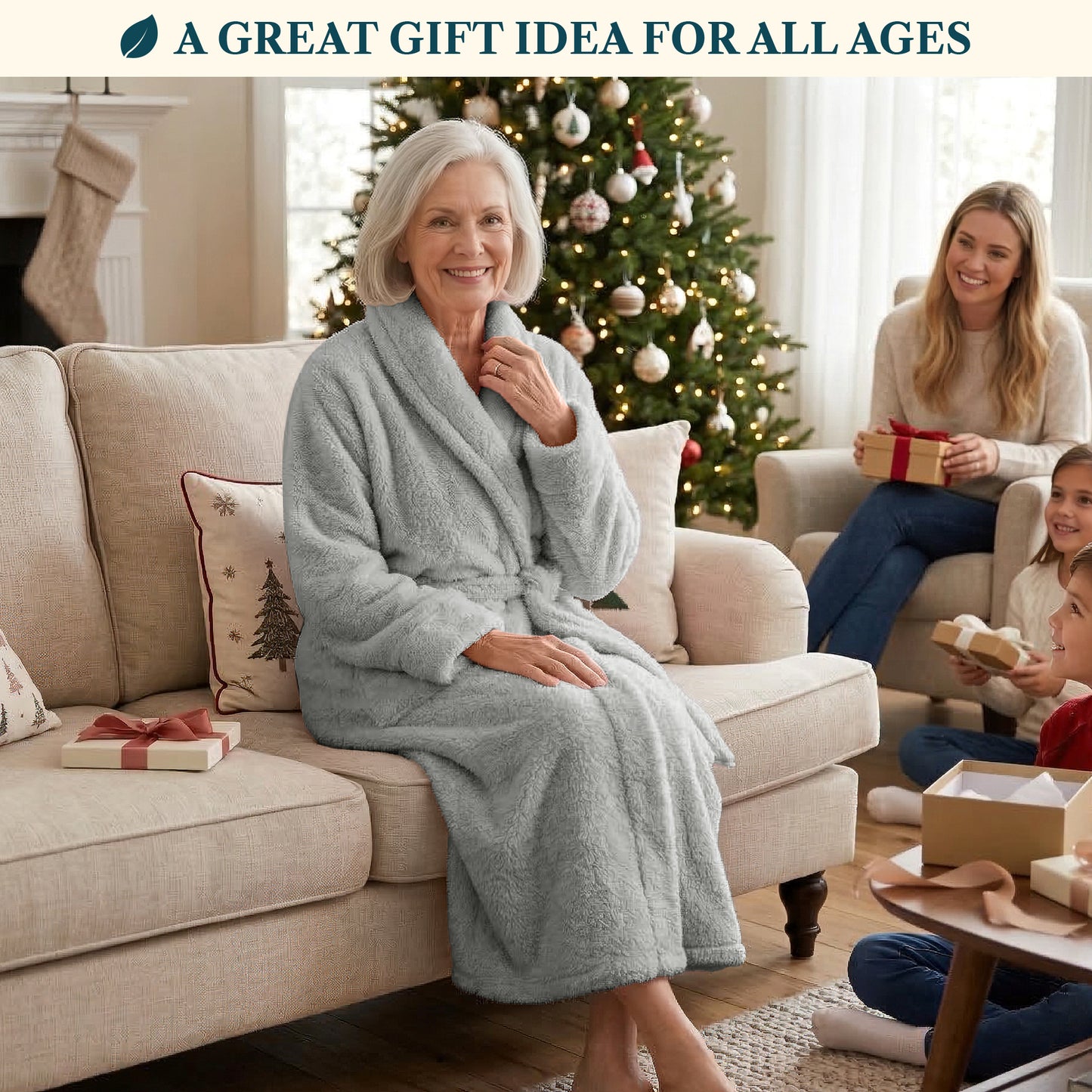 Women's Sherpa Fluffy Robe