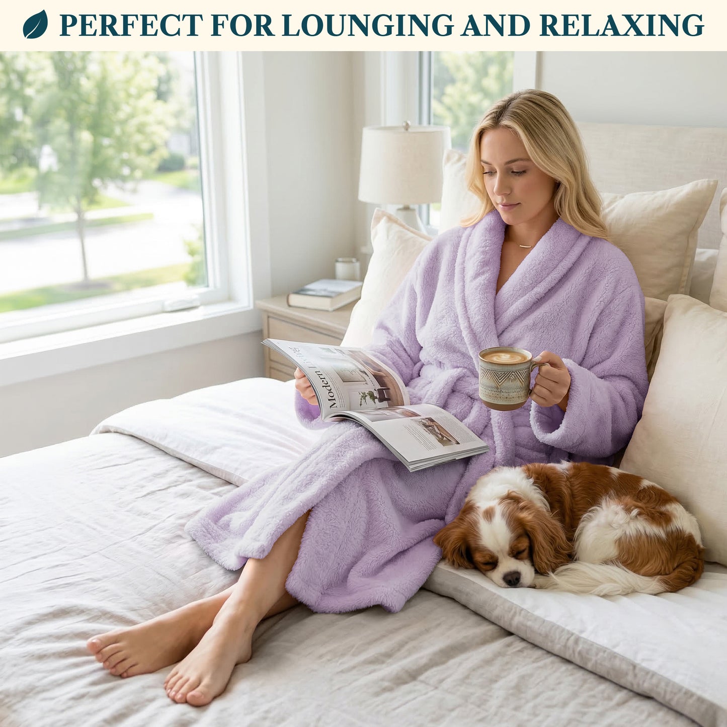 Women's Sherpa Fluffy Robe