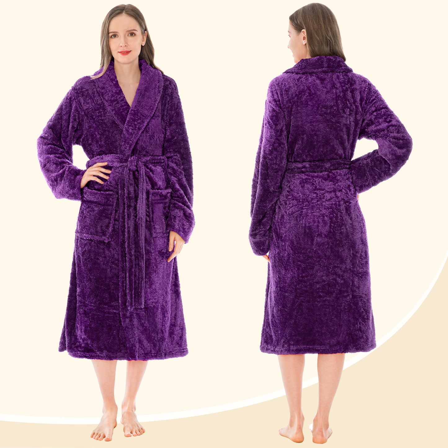Women's Sherpa Fluffy Robe