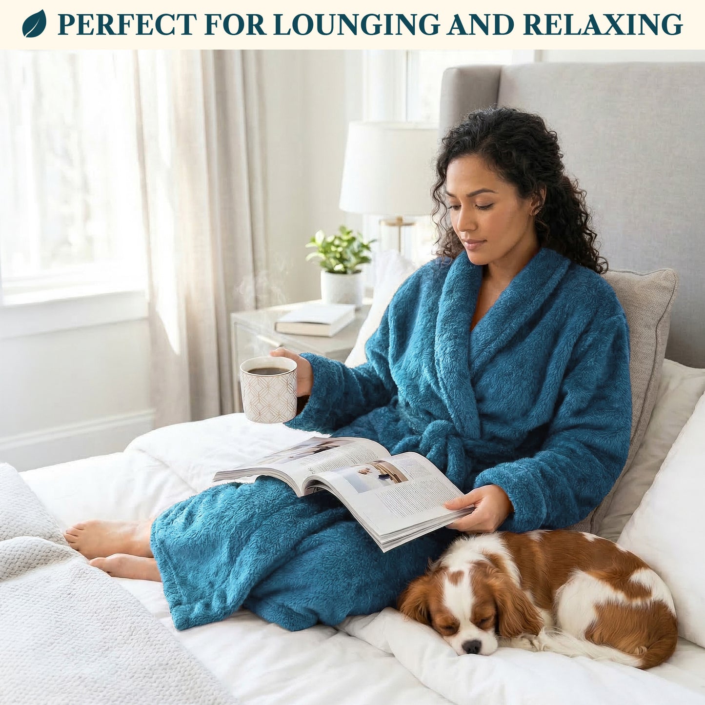 Women's Sherpa Fluffy Robe