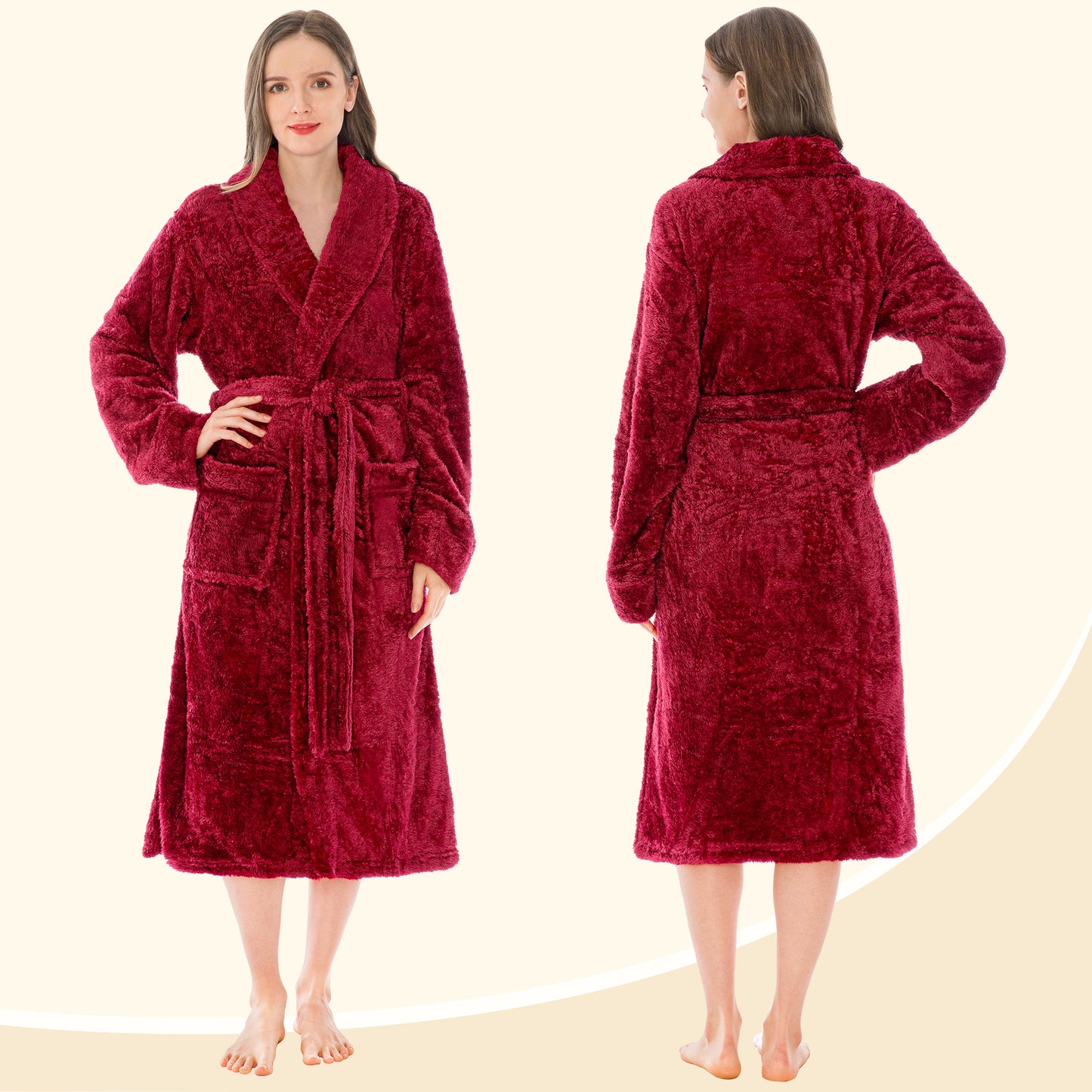 Women's Sherpa Fluffy Robe