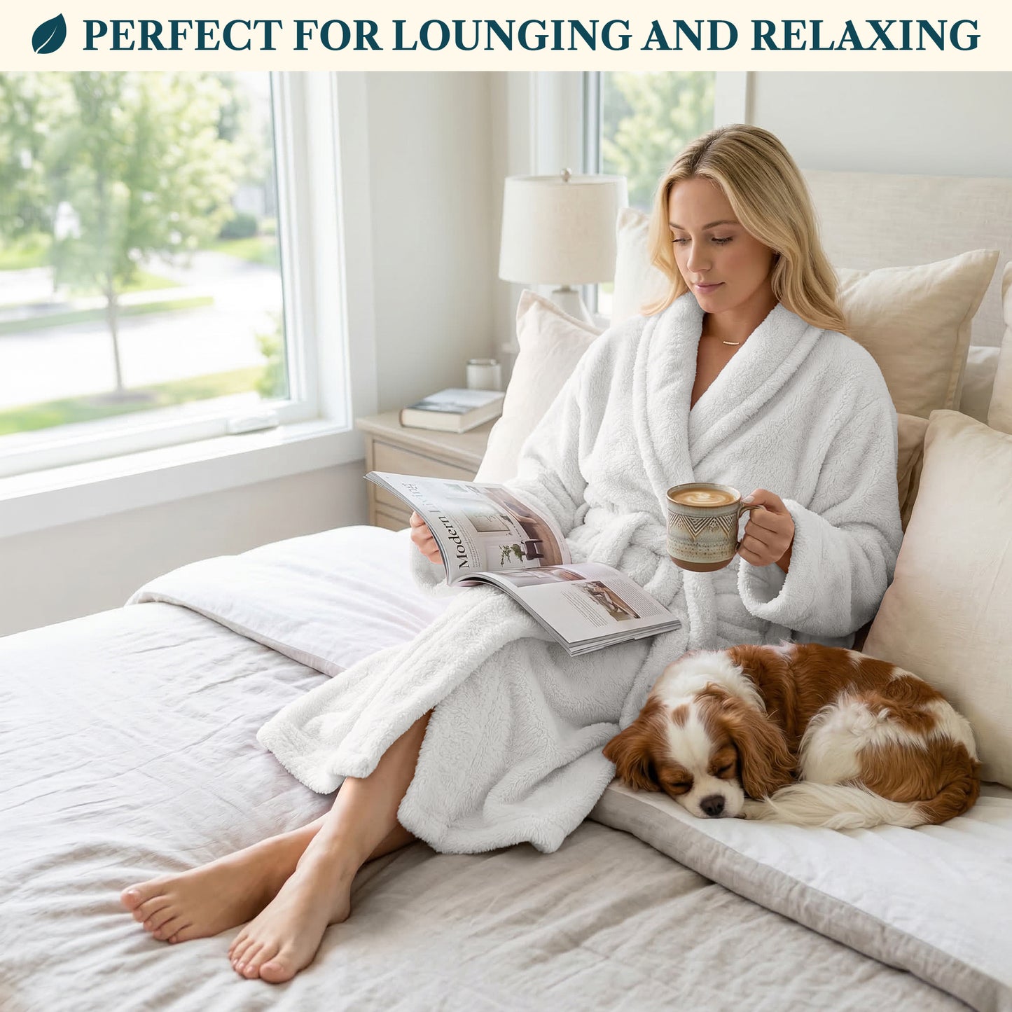 Women's Sherpa Fluffy Robe