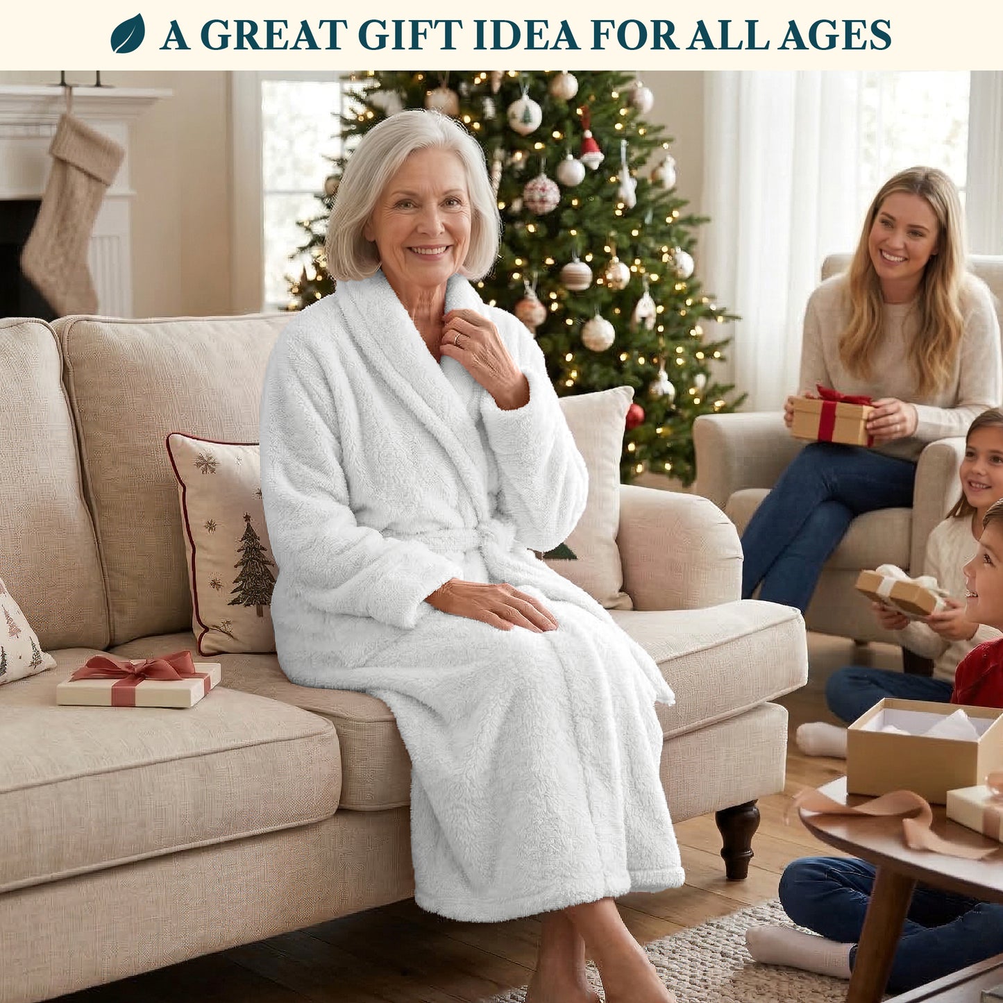 Women's Sherpa Fluffy Robe
