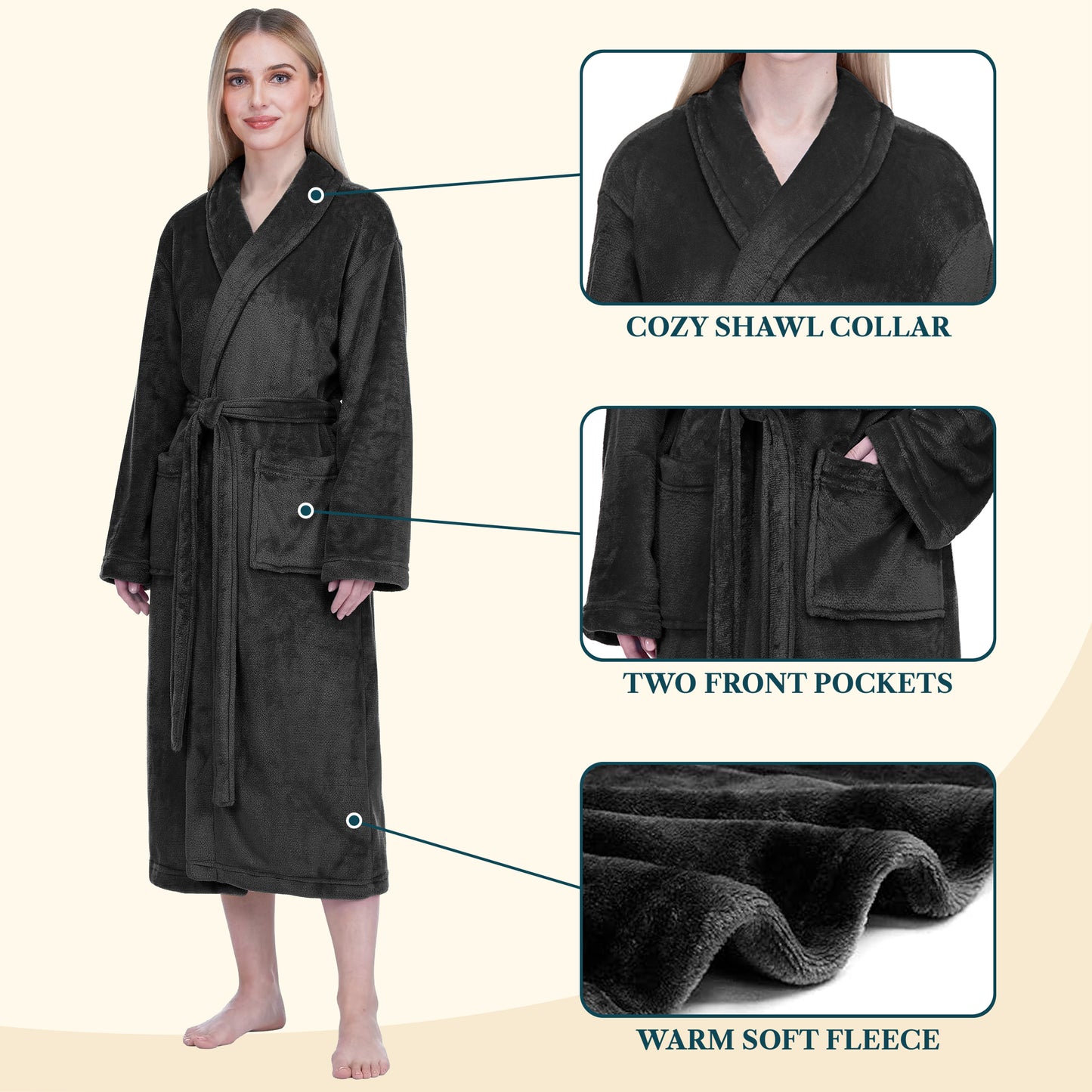 Women's Classic Fleece Robe