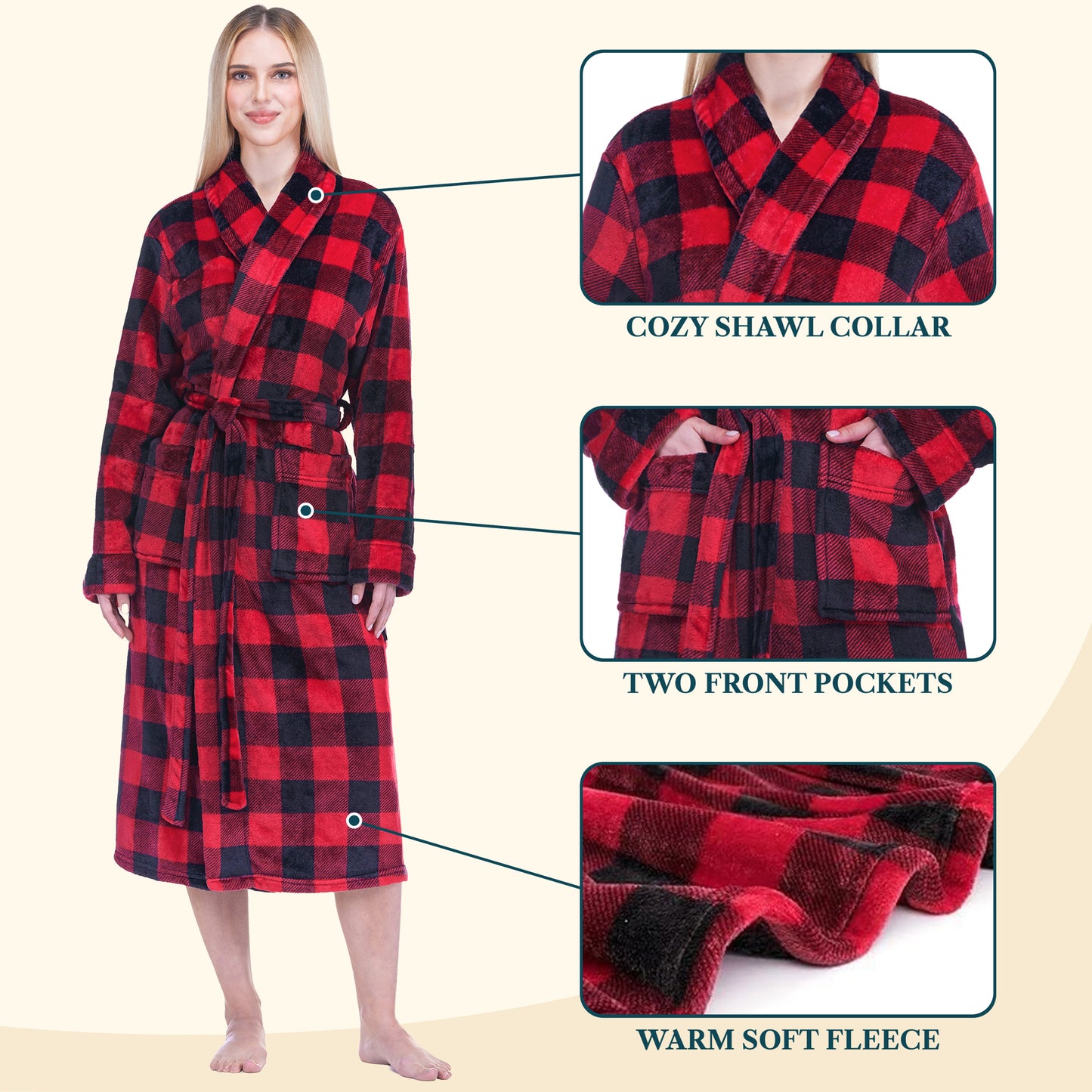 Women's Classic Fleece Robe
