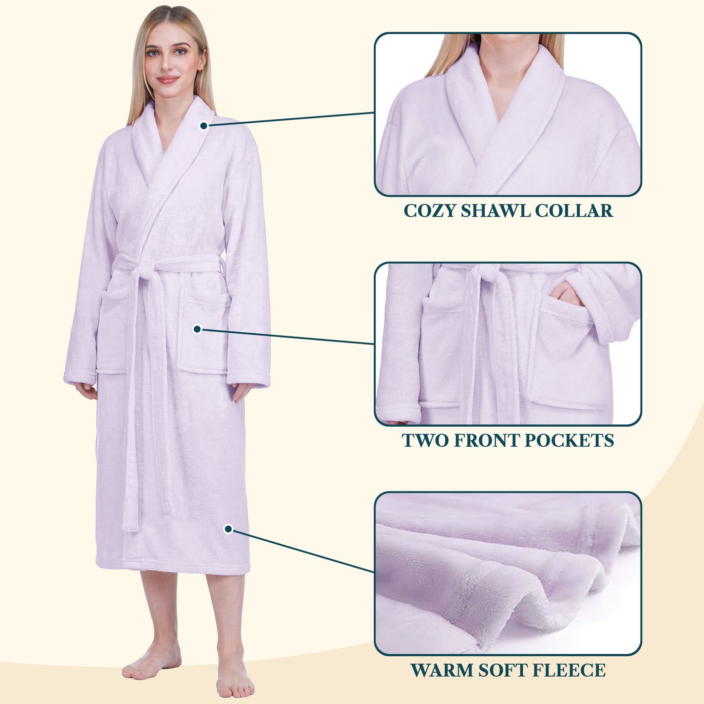 Women's Classic Fleece Robe