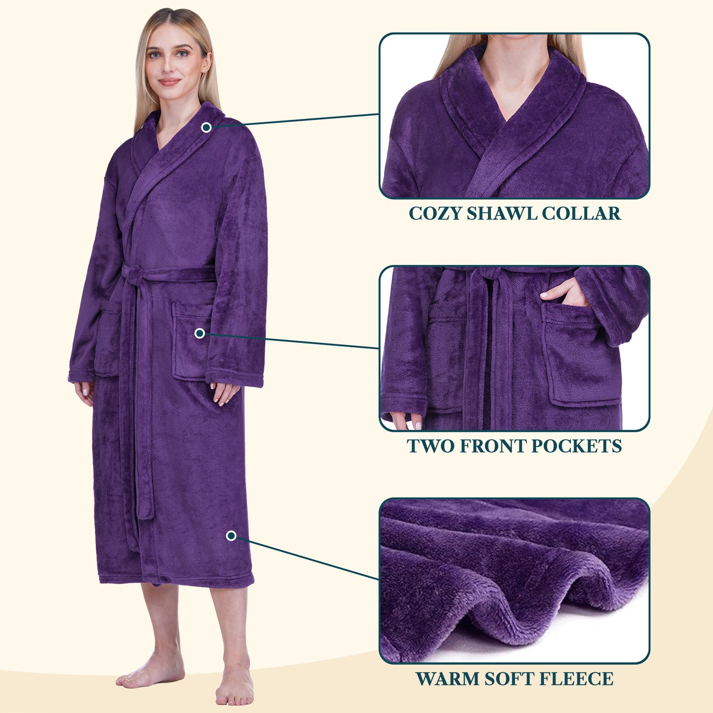 Women's Classic Fleece Robe