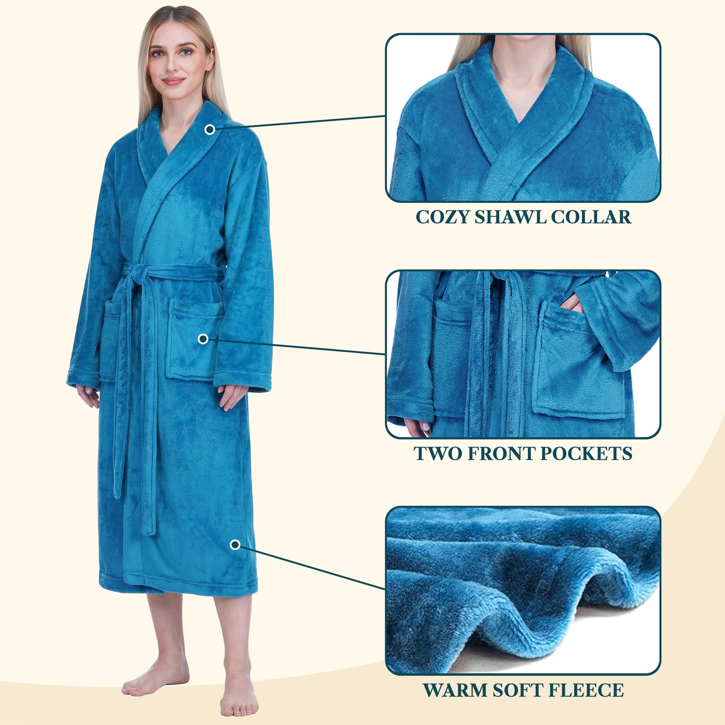 Women's Classic Fleece Robe