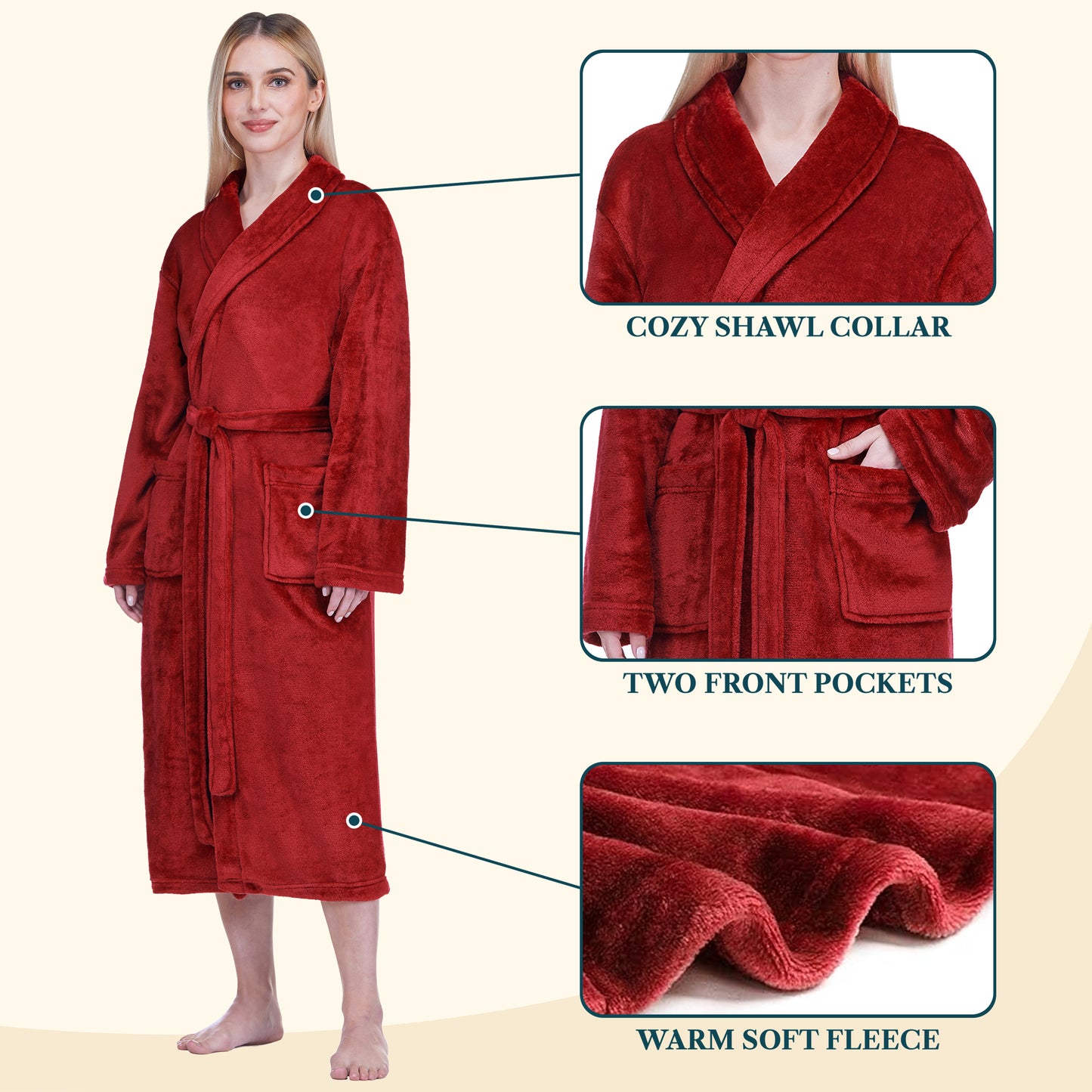 Women's Classic Fleece Robe