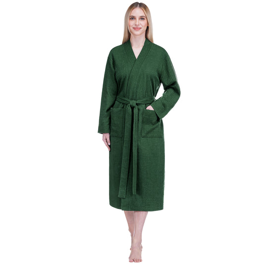 Women's Waffle Texture Knit Robe