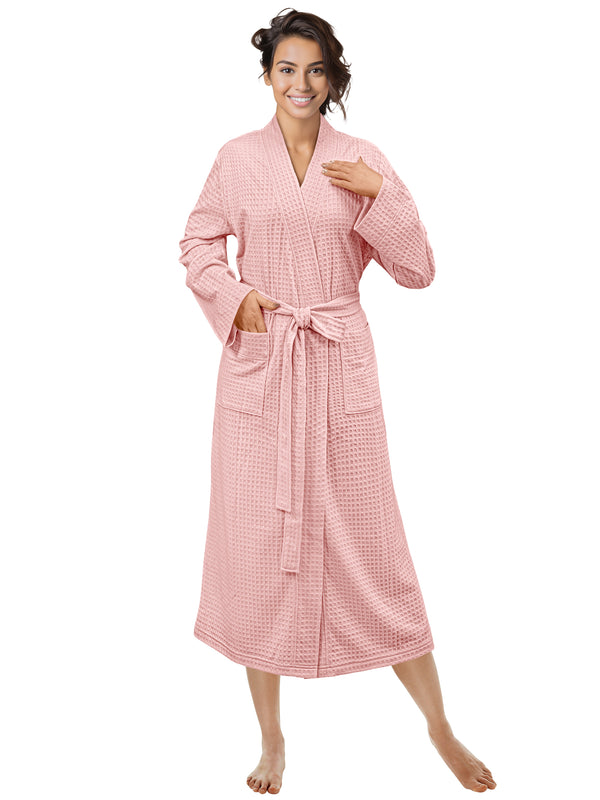 Women's Waffle Texture Knit Robe