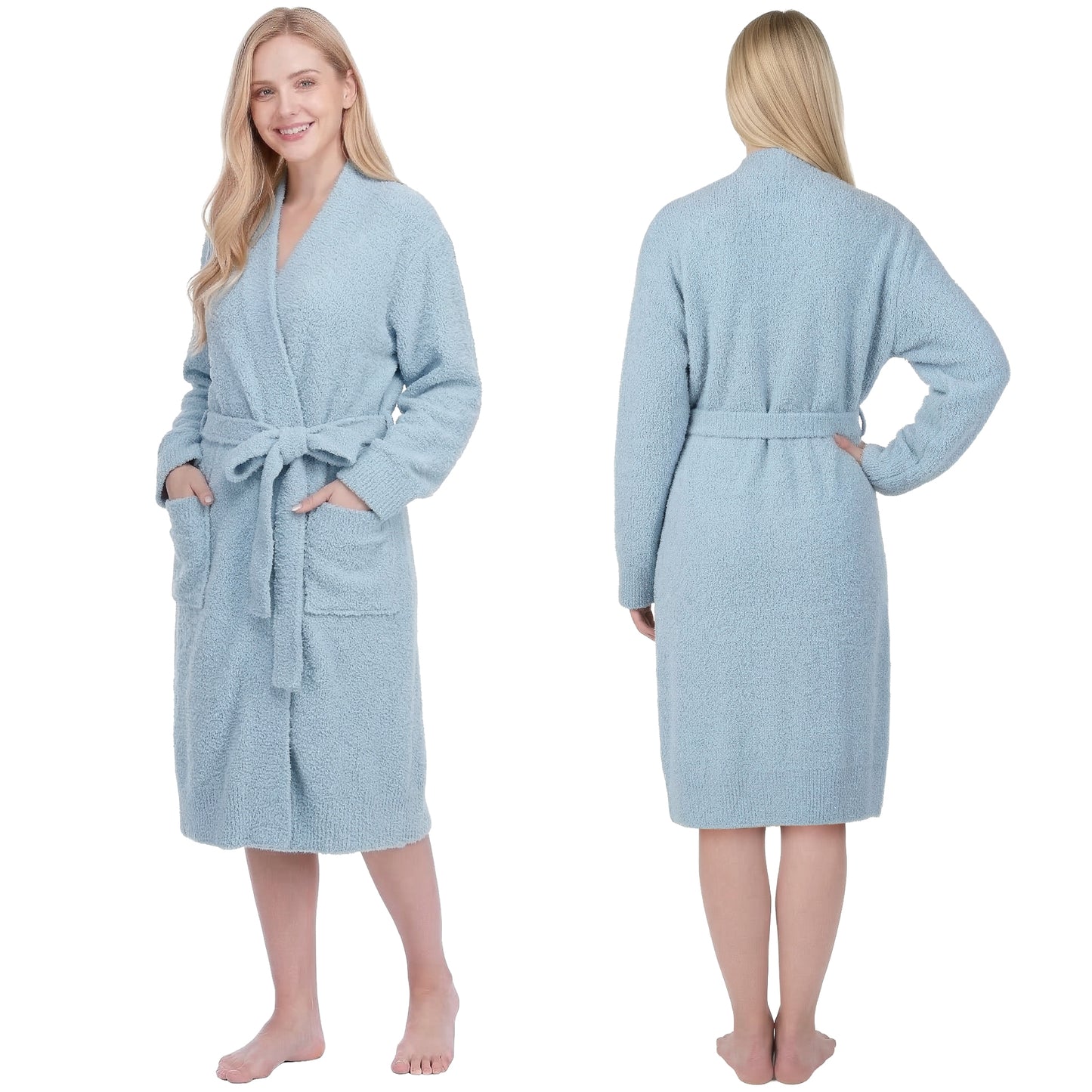 Women's Buttery Soft Knit Short Robe