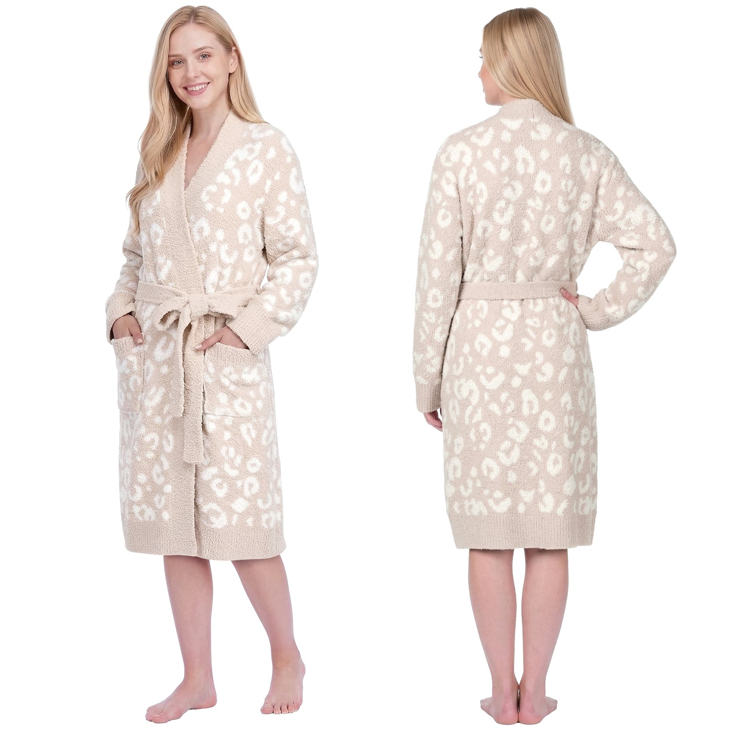 Women's Buttery Soft Knit Short Robe