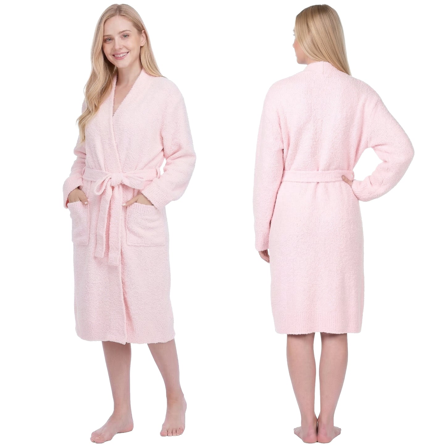Women's Buttery Soft Knit Short Robe