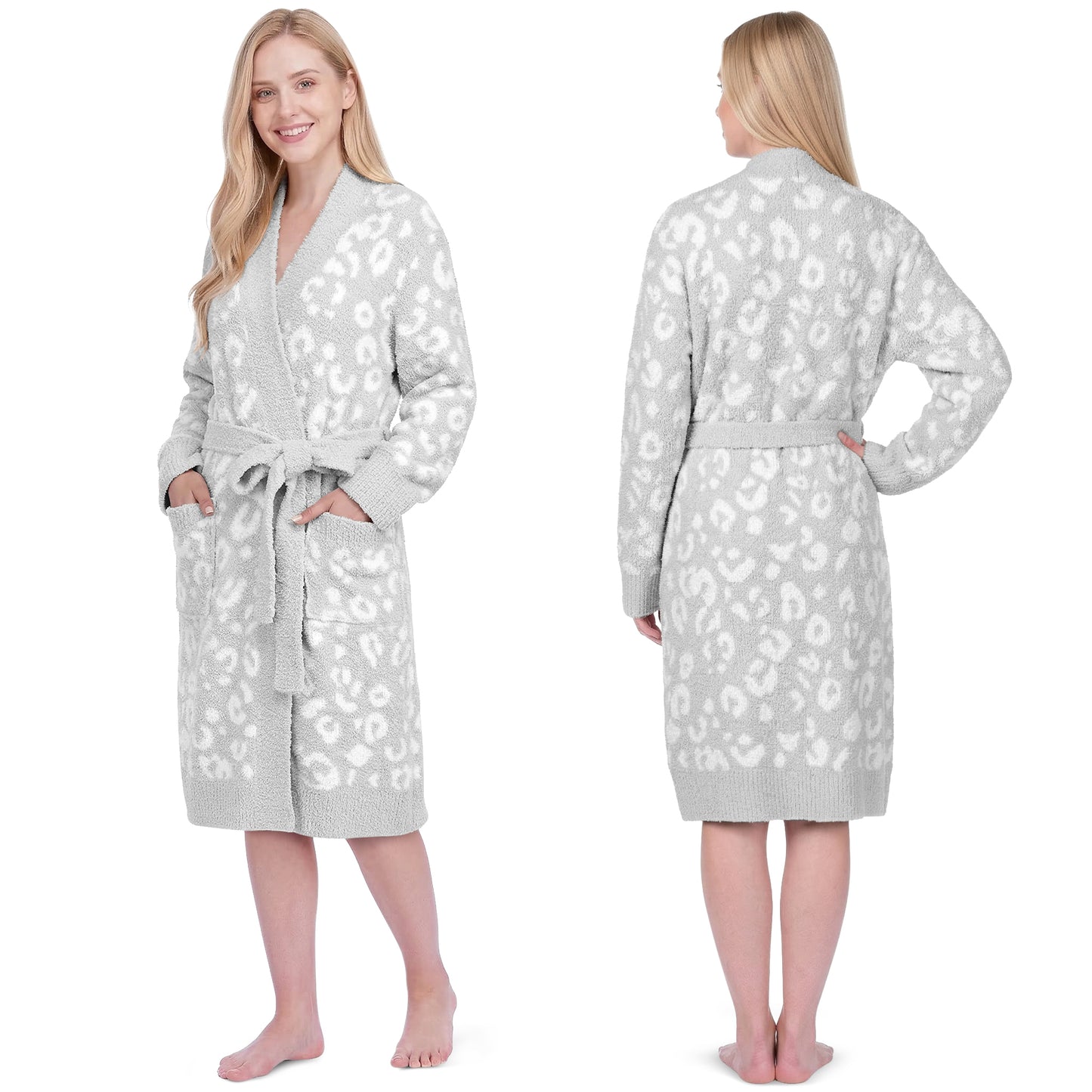 Women's Buttery Soft Knit Short Robe