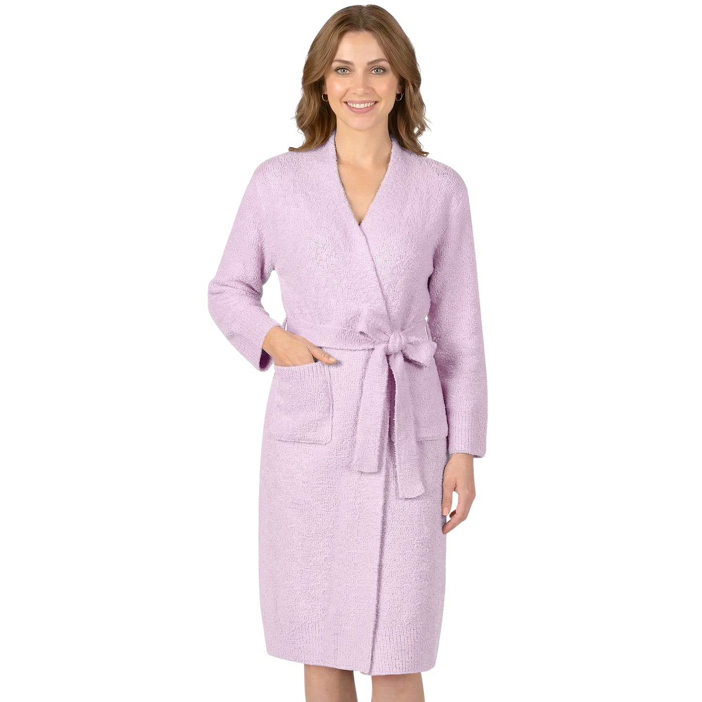 Women's Buttery Soft Knit Short Robe