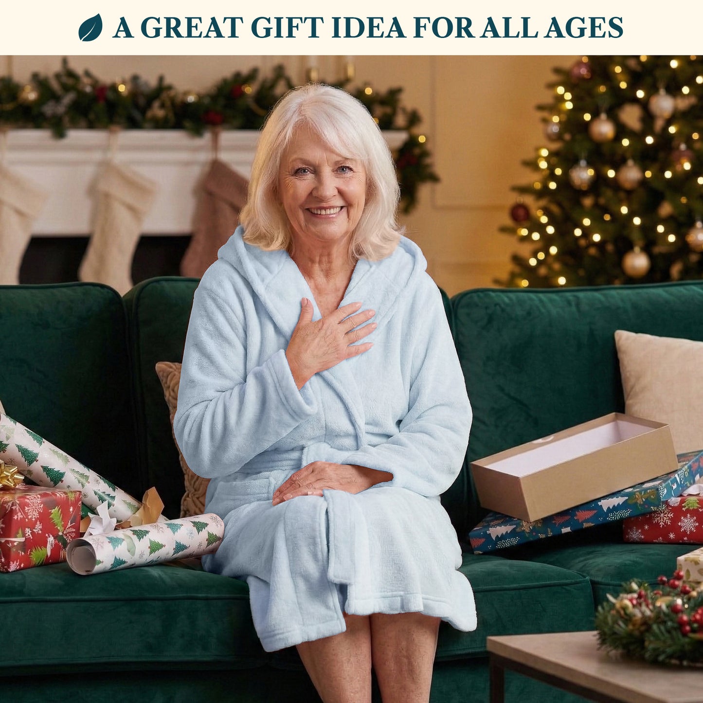 Women's Classic Fleece Robe with Hood