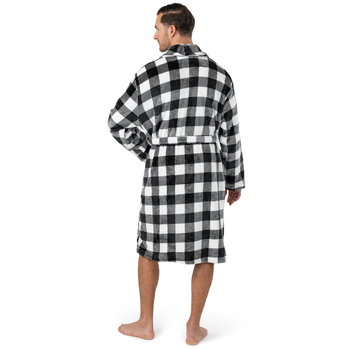 Men's Checkered Robe