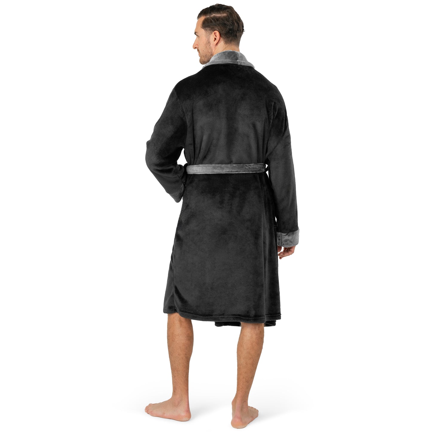 Men's Two-Tone Fleece Robe