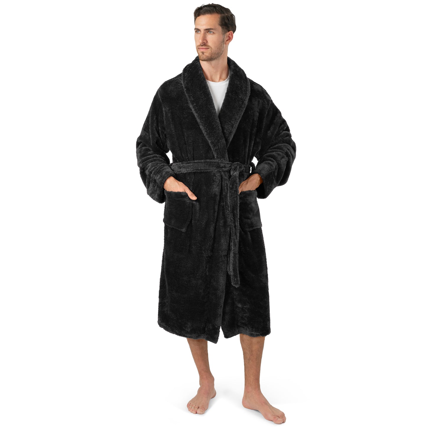 Men's Sherpa Fluffy Robe
