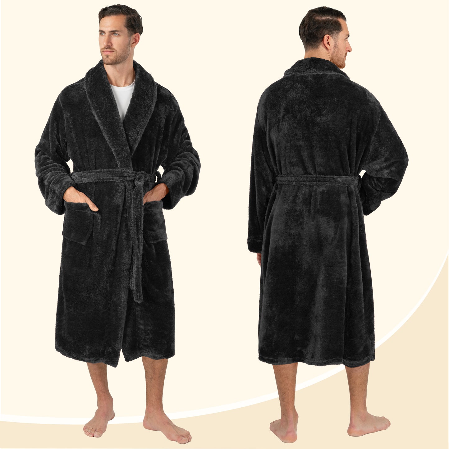 Men's Sherpa Fluffy Robe