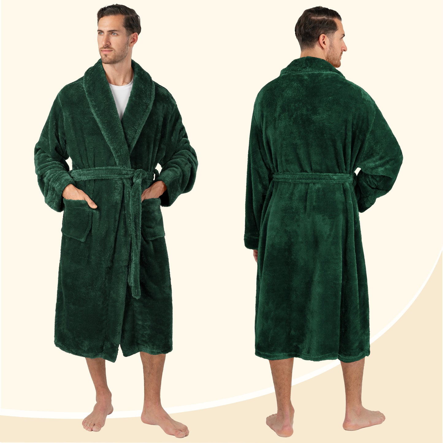 Men's Sherpa Fluffy Robe