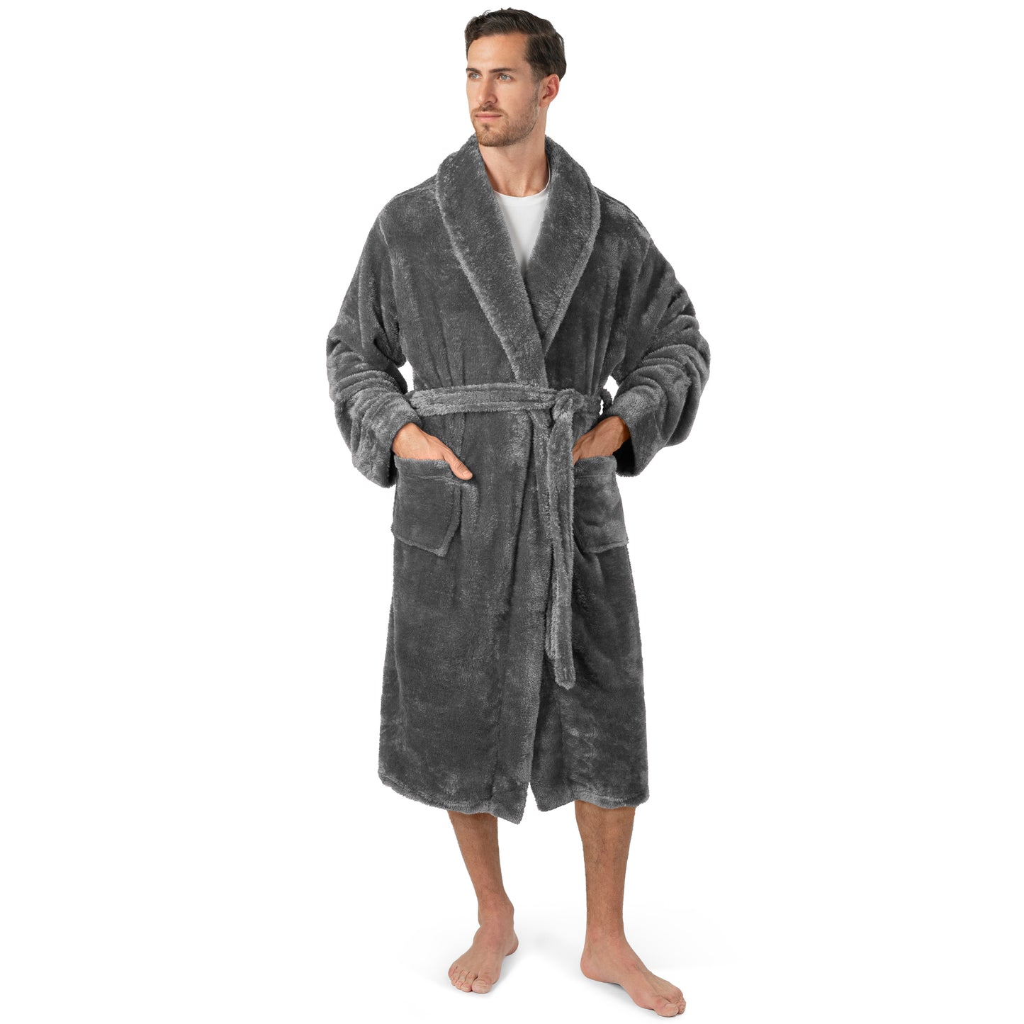 Men's Sherpa Fluffy Robe